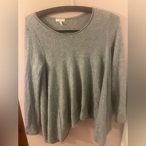 Gray cashmere sweater. Gently worn
